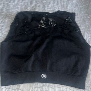 Black Sleeveless Top